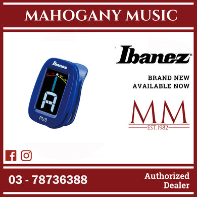 Ibanez PU3-BL Chromatic Tuner, Blue