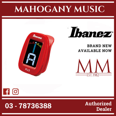 Ibanez PU3-RD Chromatic Tuner, Red
