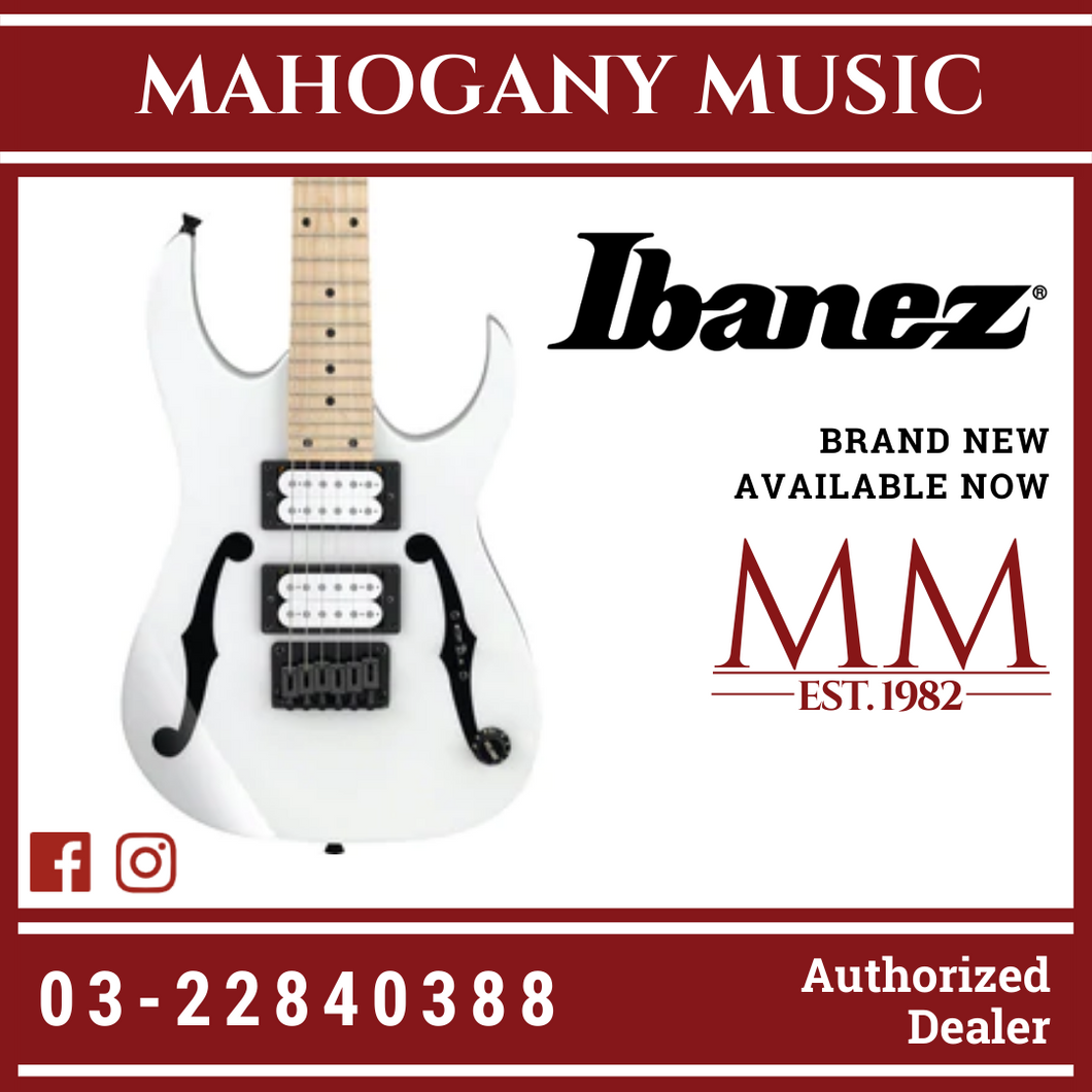 Ibanez Paul Gilbert Signature PGMM31 - White Electric Guitar