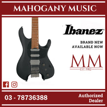 Ibanez Q54-BKF Q Series Headless Electric Guitar, Black Flat