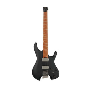 Ibanez QX52-BKF Headless Electric Guitar w/Bag, Black Flat