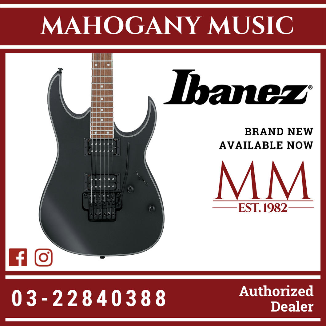 Ibanez RG320EXZ Electric Guitar - Black Flat Electric Guitar