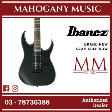 Ibanez RG421EX-BKF RG Standard Series Electric Guitar, Black Flat