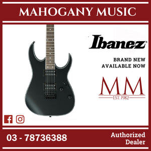 Ibanez RG421EX-BKF RG Standard Series Electric Guitar, Black Flat