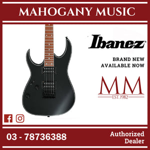 Ibanez RG421EXL-BKF RG Standard Series Left-Handed Electric Guitar, Black Flat
