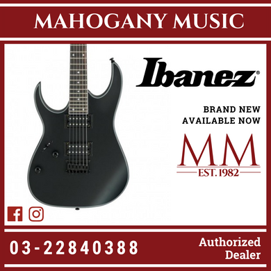 Ibanez RG421EXL Left-Handed Electric Guitar - Black Flat