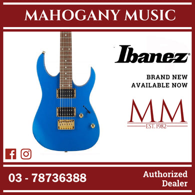 Ibanez RG421G-LBM RG Standard Series Electric Guitar, Laser Blue Matte