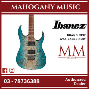 Ibanez RG421PB-CHF RG Standard Series Electric Guitar, Caribbean Shoreline Flat
