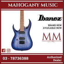 Ibanez RGA42FML-BLF RGA Standard Series Left-Handed Electric Guitar, Blue Lagoon Burst Flat