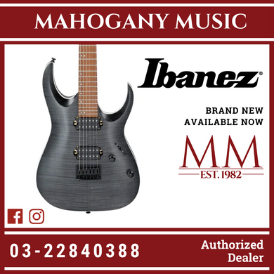 Ibanez RGA42FM - Transparent Gray Flat  Electric Guitar