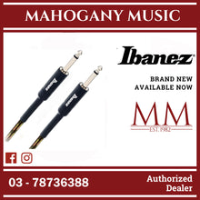 Ibanez SI10-CGR Woven Guitar Cable, 2 Straight Plugs, Camouflage Green