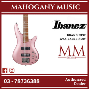 Ibanez SR305E-PGM SR Series 5-String Electric Bass, Pink Gold Metallic