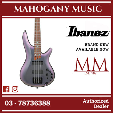 Ibanez SR500E-BAB SR Series Electric Bass, Black Aurora Burst Gloss