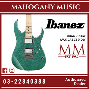 Ibanez Standard RG421MSP - Turquoise Sparkle Electric Guitar