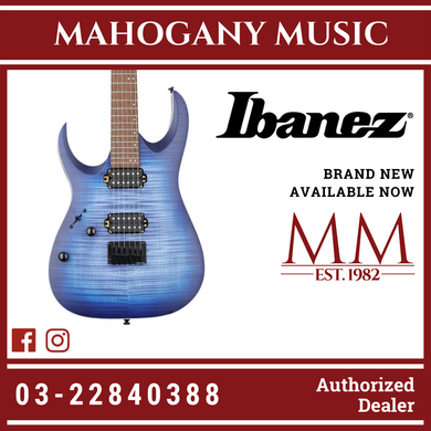 Ibanez Standard RGA42FML Left-handed - Blue Lagoon Burst Flat