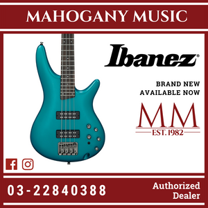Ibanez Standard SR300E - Jet Stream Green Mat  Bass Guitar