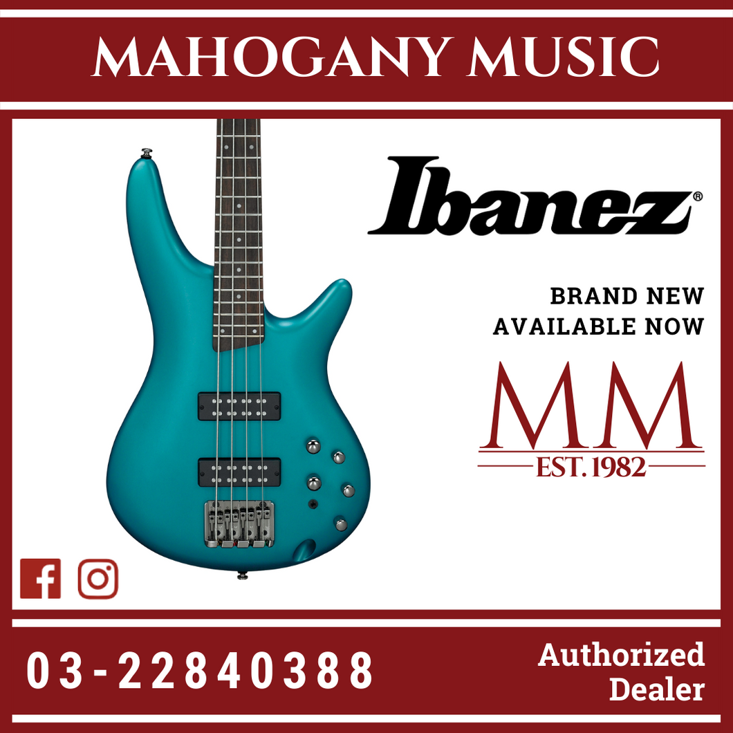 Ibanez Standard SR300E - Jet Stream Green Mat  Bass Guitar