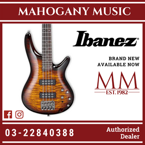 Ibanez Standard SR400EQM - Dragon Eye Burst Bass Guitar