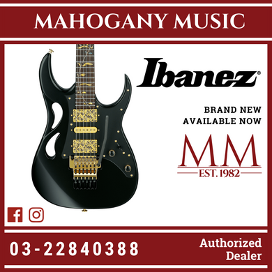 Ibanez Steve Vai Signature PIA3761 Electric Guitar w/Case - Onyx Black MADE IN JAPAN