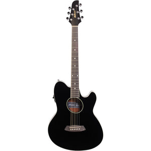 Ibanez TCY10E-BK Talman Series Acoustic Electric Guitar, Black High Gloss