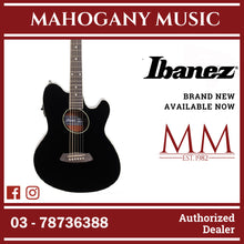 Ibanez TCY10E-BK Talman Series Acoustic Electric Guitar, Black High Gloss