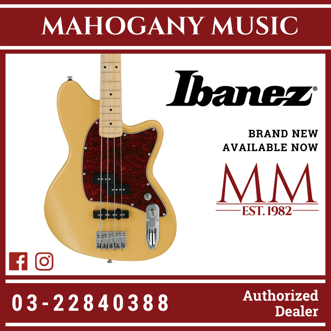 Ibanez TMB100M Bass Guitar - Mustard Yellow Flat