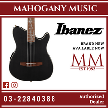 Ibanez TOD10N Tim Henson Signature Nylon Acoustic-electric Guitar - Transparent Black Flat