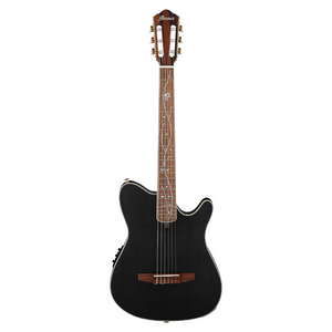 Ibanez TOD10N Tim Henson Signature Nylon Acoustic-electric Guitar - Transparent Black Flat