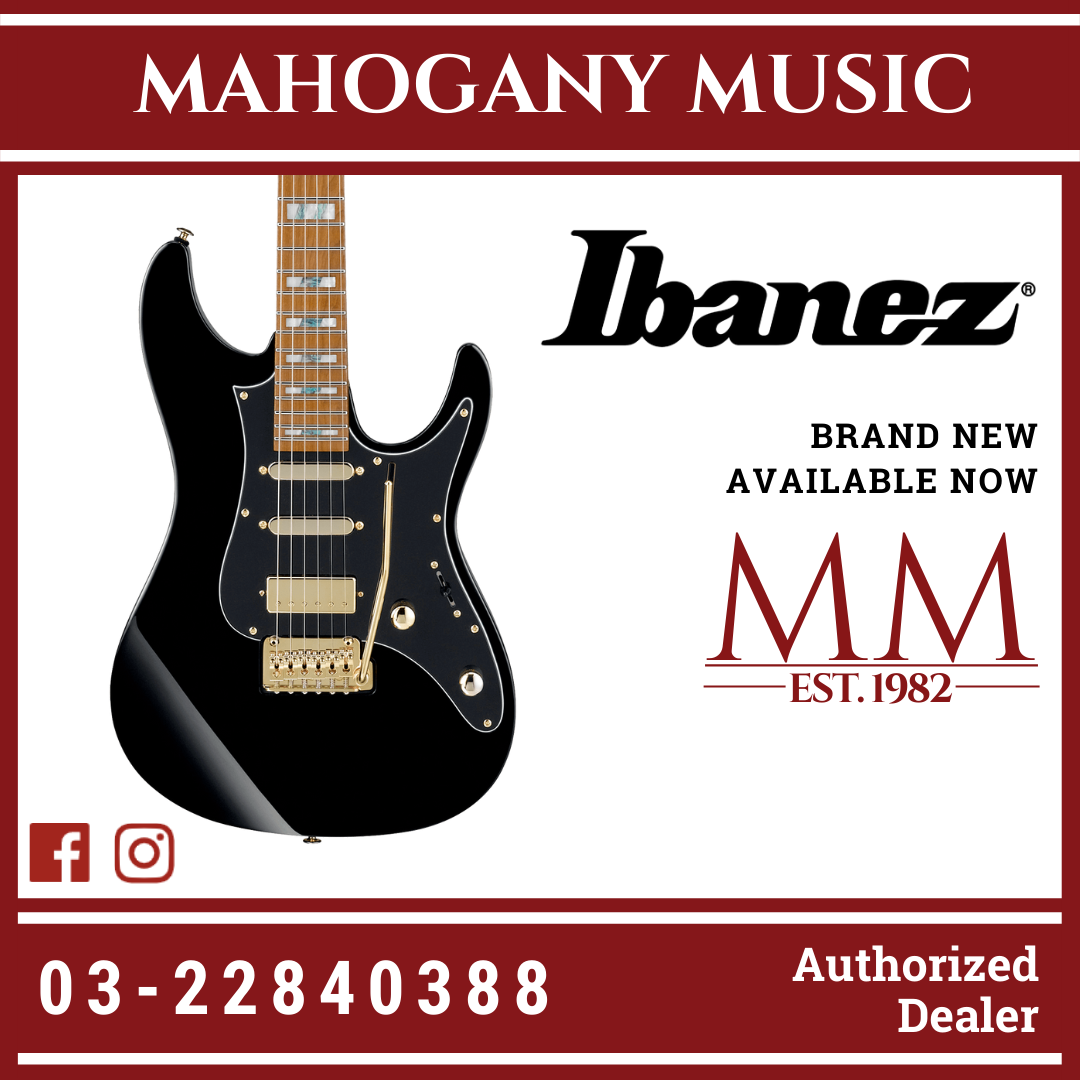 Ibanez Tim Henson Signature THBB10 Black Gloss Mahogany Music