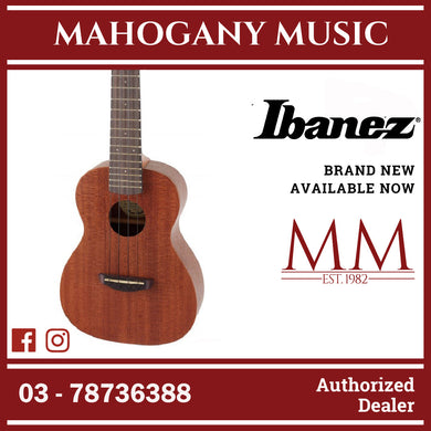 Ibanez UKC100-OPN UK Series Acoustic Ukulele, Open Pore Natural