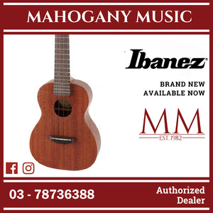 Ibanez UKC100-OPN UK Series Acoustic Ukulele, Open Pore Natural
