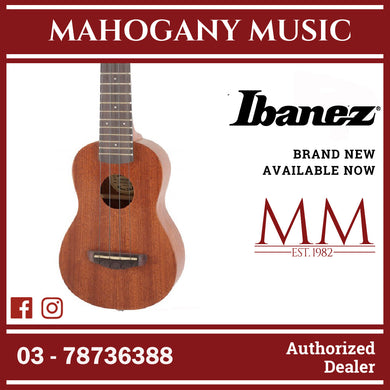 Ibanez UKS100-OPN UK Series Acoustic Ukulele, Open Pore Natural