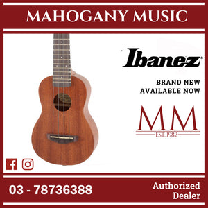 Ibanez UKS100-OPN UK Series Acoustic Ukulele, Open Pore Natural