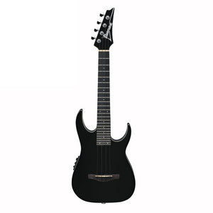 Ibanez URGT100-BK URG Series Acoustic Electric Ukulele, Black High Gloss