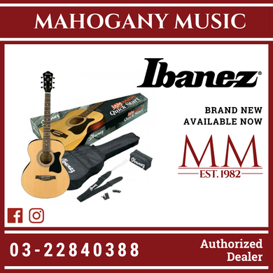 Ibanez VC50NJP Acoustic Guitar Jampack - Natural High Gloss