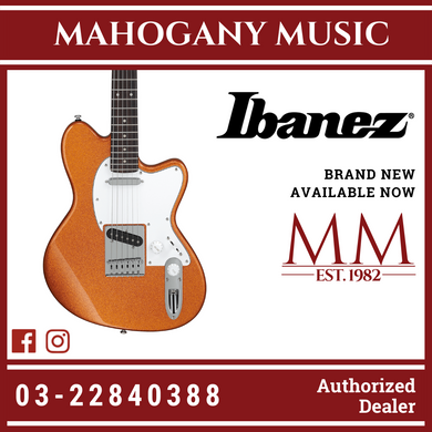 Ibanez Yvette Young Signature YY20 Electric Guitar - Orange Cream Sparkle