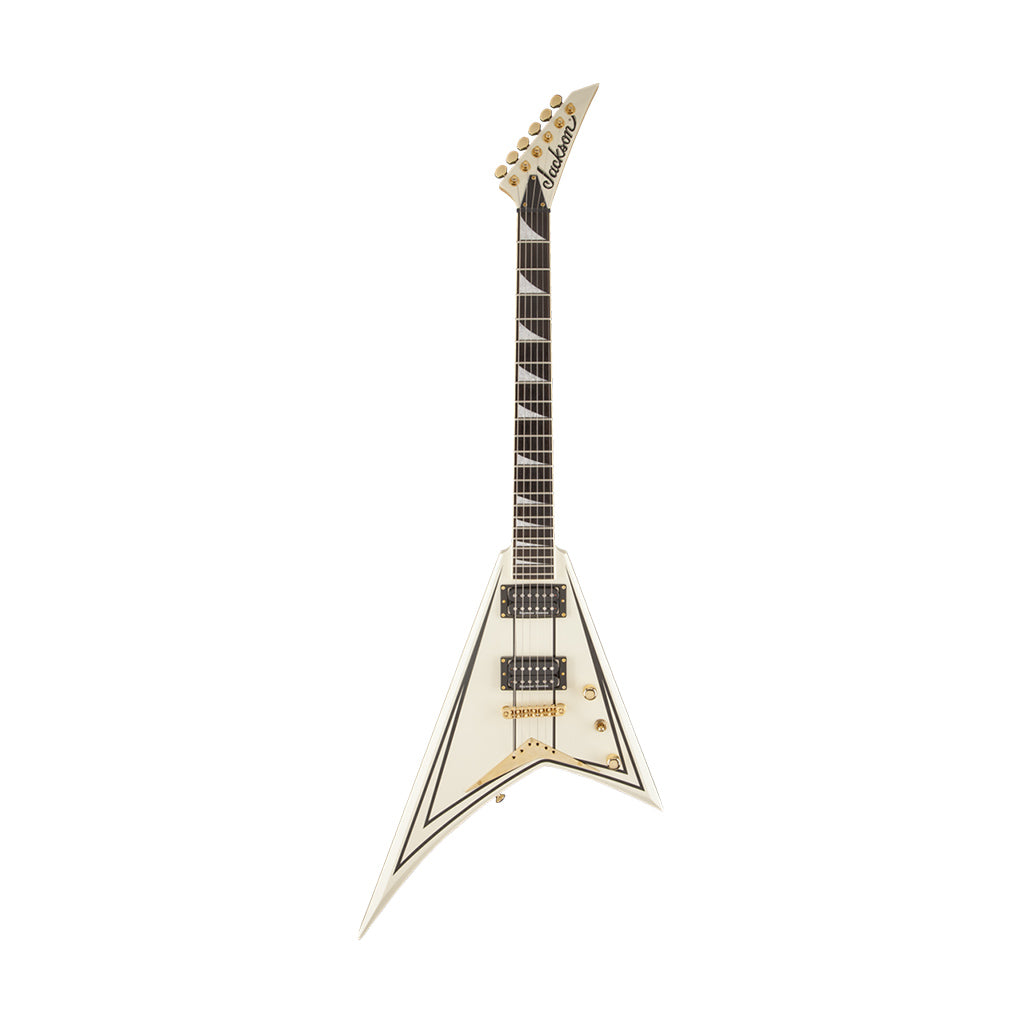 [PREORDER] Jackson Pro Series Rhoads RRT3 Electric Guitar, Ivory w/Black Pinstripes