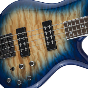 [PREORDER] Jackson JS Series Spectra Bass JS3Q QMT Electric Bass Guitar, Amber Blue Burst