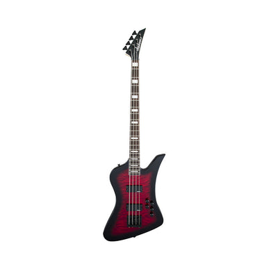 [PREORDER 2 WEEKS] Jackson JS Series Kelly Bird Bass JS3Q Guitar, Amaranth FB, Transparent Red Burst