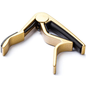 Dunlop 83CG Curved Trigger Acoustic Guitar Capo, Gold
