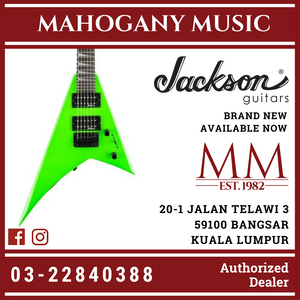 Jackson JS1X RR, Minion, AH FB - NGR Neon Green Electric Guitar