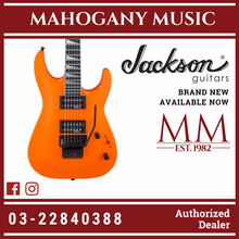 Jackson JS Series Dinky Archtop JS32 DKA Electric Guitar, Amaranth FB, Neon Orange
