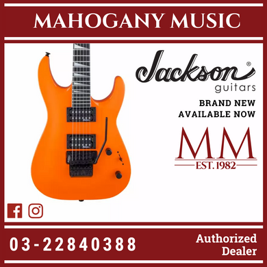 Jackson JS Series Dinky Archtop JS32 DKA Electric Guitar, Amaranth FB, Neon Orange
