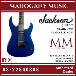 Jackson JS Series Dinky JS12 Electric Guitar, Amaranth FB, Metallic Blue