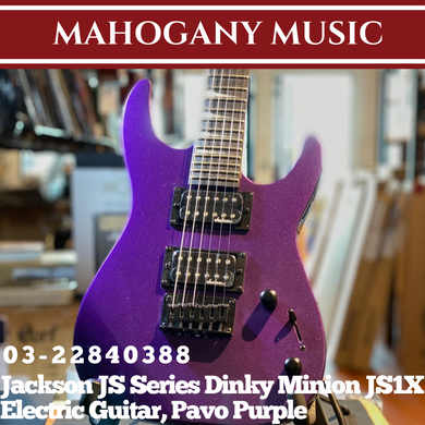 Jackson JS Series Dinky Minion JS1X Electric Guitar, Pavo Purple