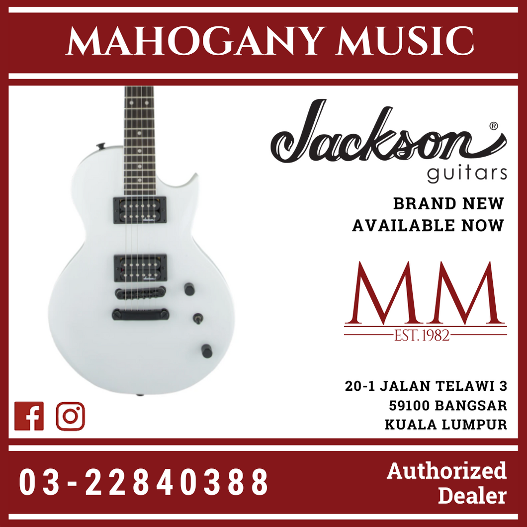 Jackson JS Series Monarkh SC JS22 Electric Guitar, Amaranth FB, Snow White