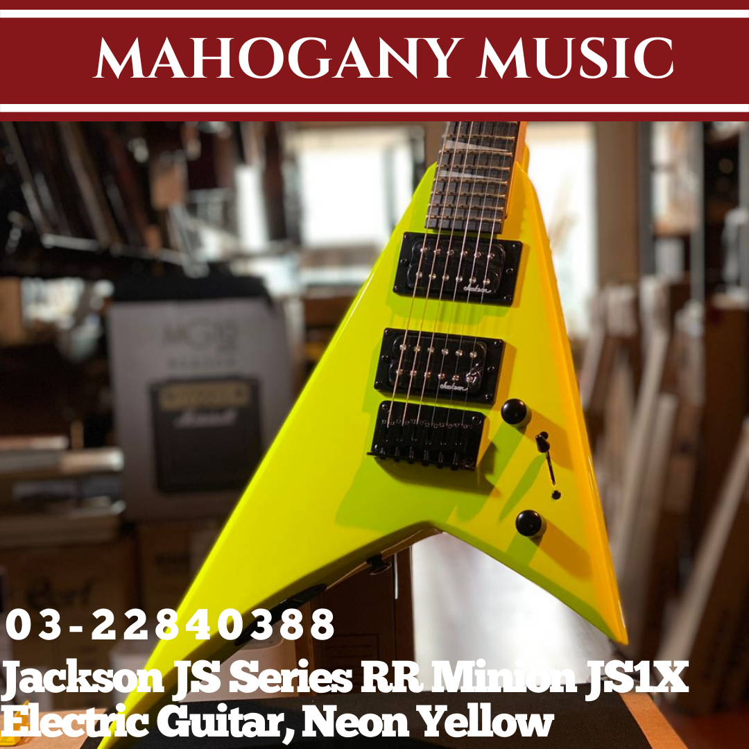 Jackson JS Series RR Minion JS1X Electric Guitar Neon Yellow