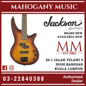 Jackson JS Series Spectra JS2 Bass Guitar, Laurel FB, Tobacco Burst