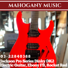Jackson Pro Series Dinky DK2 Electric Guitar, Ebony FB, Rocket Red