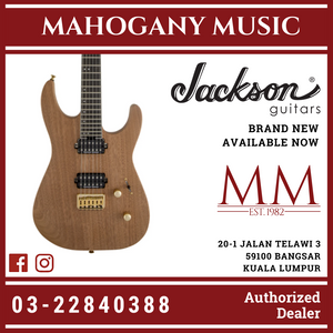 Jackson Pro Series Dinky DK2 HT MAH Electric Guitar, Ebony FB, Natural Mahogany